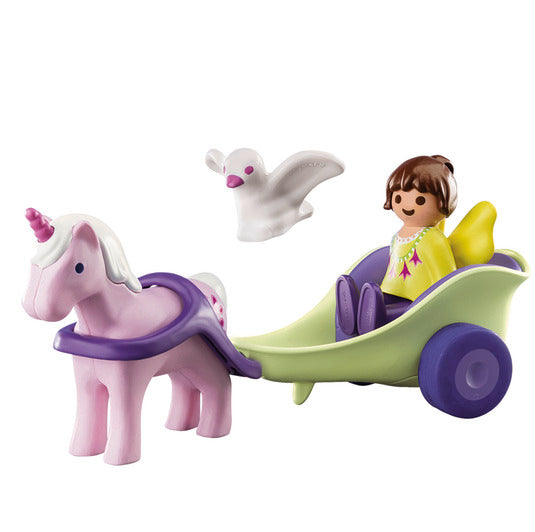 Unicorn Carriage with Fairy