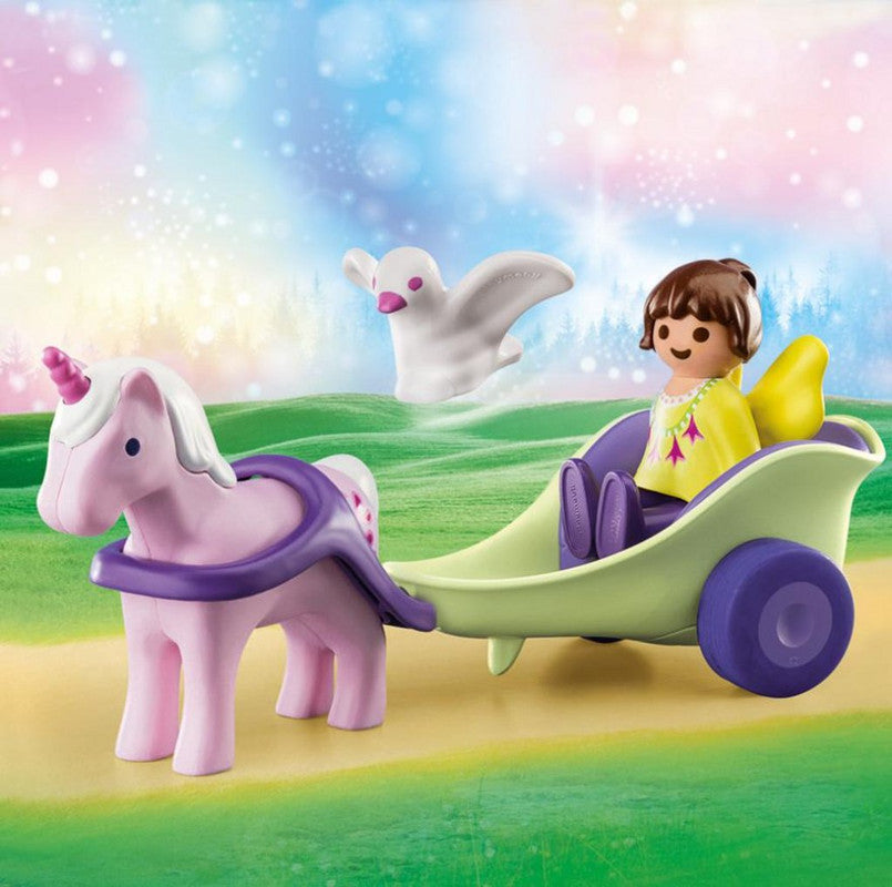 Unicorn Carriage with Fairy